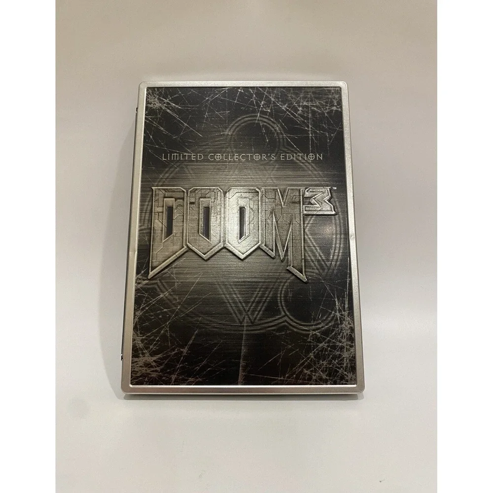 Doom 3: Limited Collector's Edition Steelbook Microsoft Xbox, 2005 Used Complete